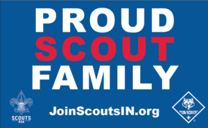 Proud Scout Family Yard Sign